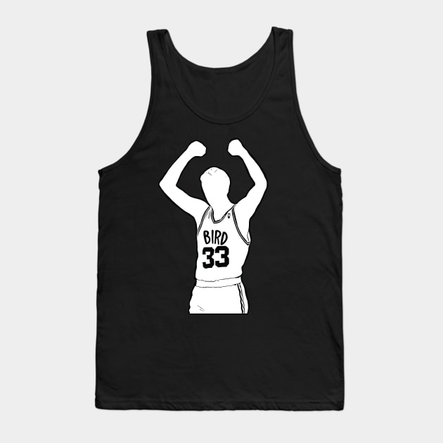 Larry Bird Fan Art Tank Top by Trendsdk